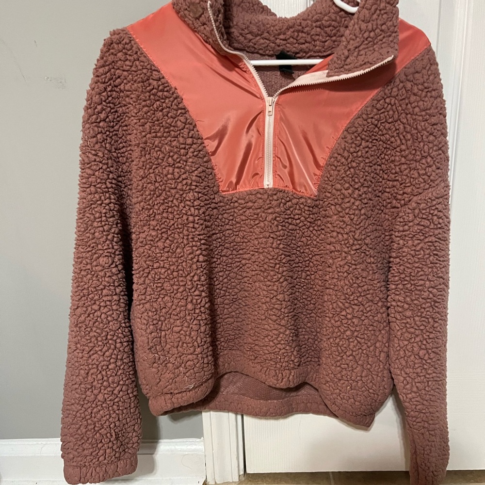 Pink Fleece Pullover